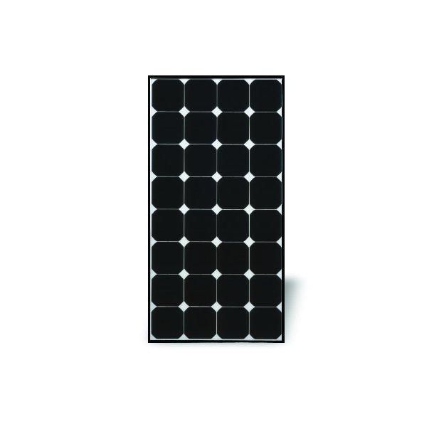 SUNPOWER 110W solcellepanel m/ monokrystallinske bakkontakt-solceller
