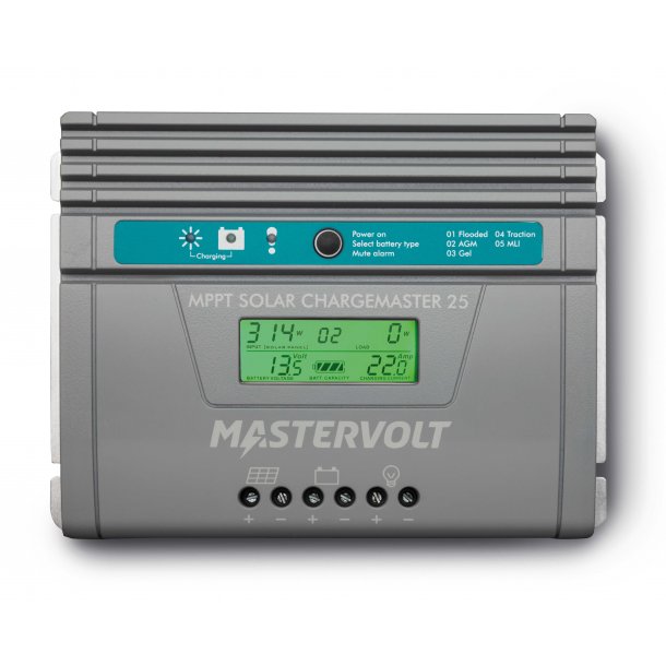 Mastervolt Solar ChargeMaster SCM25 MPPT solcelleregulator 12V eller 24V